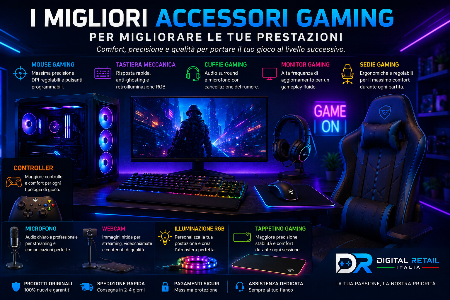 I Migliori Accessori Gaming per Migliorare le Tue Prestazioni